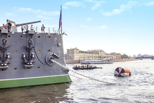 Sankt Petersburg. Cruiser Aurora — Stockfoto