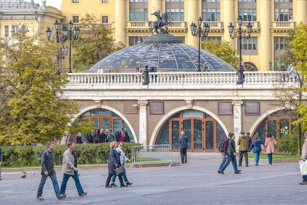 Moscovo. Praça Manezhnaya — Fotografia de Stock