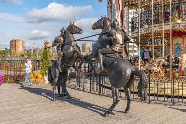 Moskau. Park Gorodezky Boulevard — Stockfoto