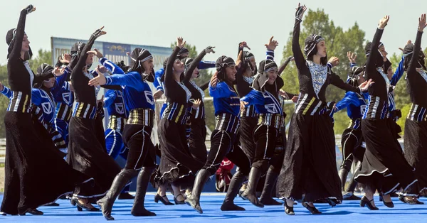 Pyatigorsk Russia September 2015 Highland Dance Execution Folk Dance Ensemble — Stock Photo, Image