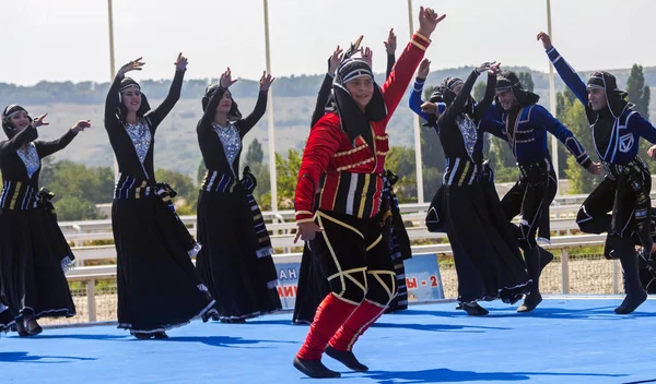 Pyatigorsk Russia September 2015 Highland Dance Execution Folk Dance Ensemble — Stock Photo, Image