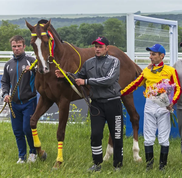 ピャチゴルスク ロシア 2010 Pyatigorsk Caucasus Russia Master のボリショイの Letni の賞を受賞騎手 — ストック写真