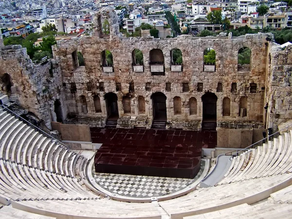 Uno de los teatros más populares de Atenas . —  Fotos de Stock