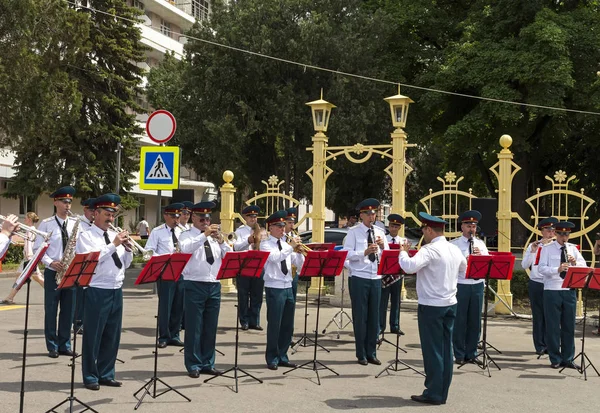 Parque "Flower-garden" en Pyatigorsk . — Foto de Stock