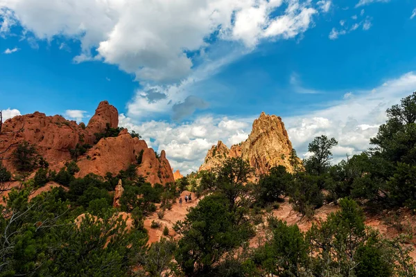 Blick Auf Den Berggarten Der Götter Colorado Usa — Stockfoto