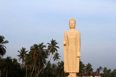5 Ocak 2018, Tsunami Honganji Vihara anıt Hikkaduwa, Sri Lanka. Popüler turistik Asya hedef