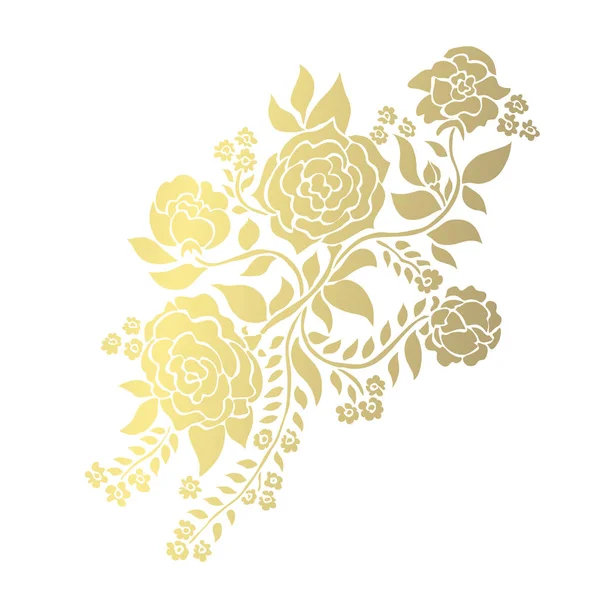 Flor dorada imágenes de stock de arte vectorial | Depositphotos Flor dorada imágenes de stock de arte vectorial | Depositphotos