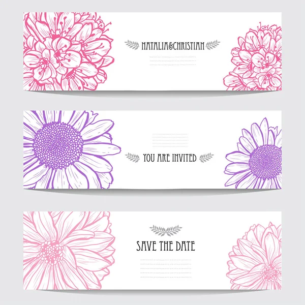 Dekoratif çiçek, tasarım öğeleri ile zarif kartları. Kullanılabilir düğün, bebek duş, anneler günü, Sevgililer günü, doğum günü kartları, Davetiyeler, selamlar. Vintage dekoratif çiçek.