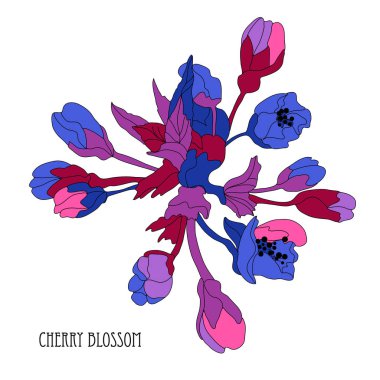 Dekoratif kiraz çiçeği