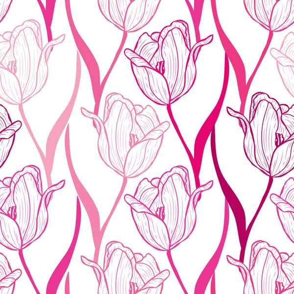 Floral seamless pattern — Stock Vector