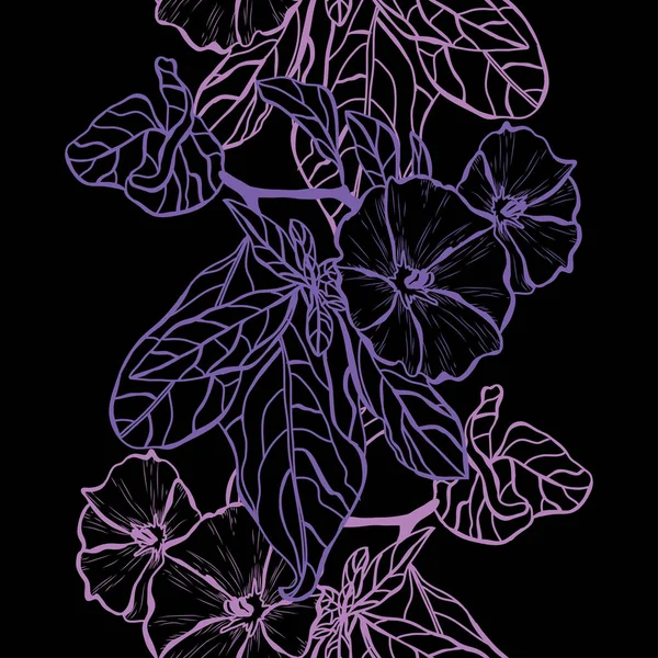 Patrón sin costura floral — Vector de stock