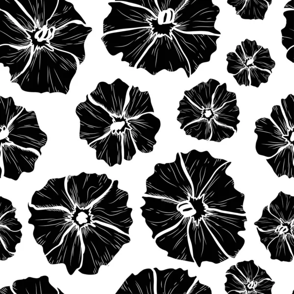 Motif floral sans couture — Image vectorielle