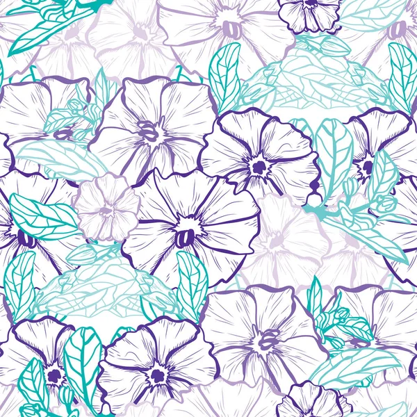 Floral seamless pattern — Stock Vector