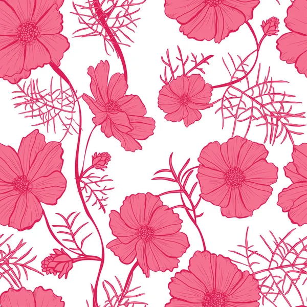 Floral seamless pattern — Stock Vector