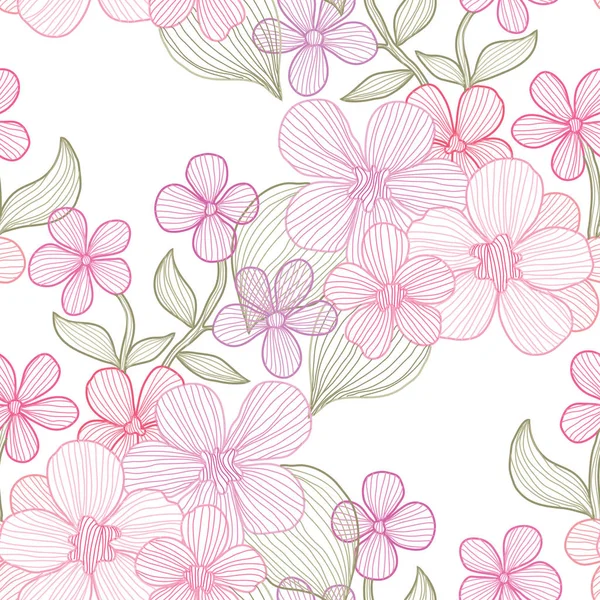 Floral seamless pattern — Stock Vector