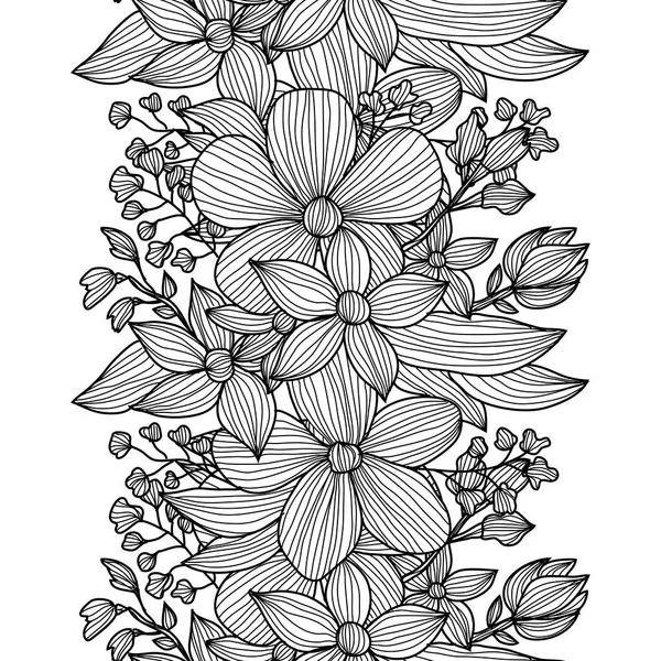 Patrón sin costura floral — Vector de stock