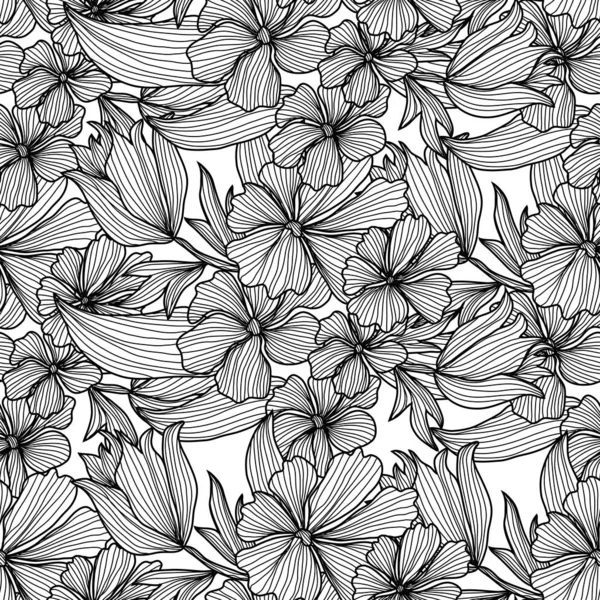 Floral seamless pattern — Stock Vector