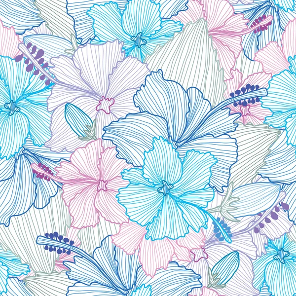 Floral seamless pattern — Stock Vector