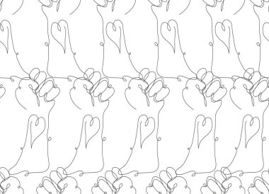  Siyahların hayatı önemlidir. Protesto eden elleri ve tasarım unsurları olan kusursuz desenler. Afişler, kartlar, baskı, hediye paketi, imalat, tekstil, kumaş, duvar kağıtları için kullanılabilir. Aralıksız çizgi sanatı