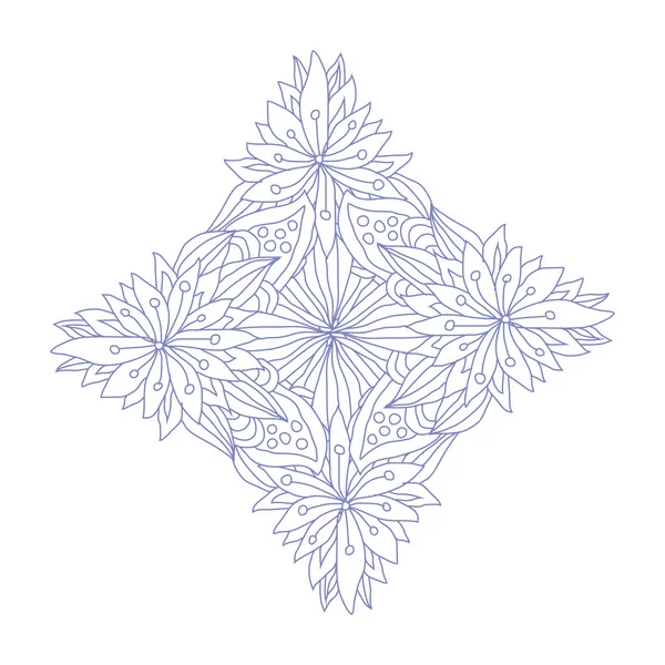 Dekoratív Kézzel Rajzolt Mandala Design Elem Használható Kártyákhoz Meghívókhoz Bannerekhez — Stock Vector