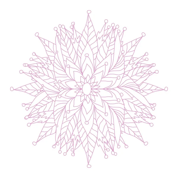 Dekorative Handgezeichnete Mandala Design Element Kann Für Karten Einladungen Banner — Stockvektor