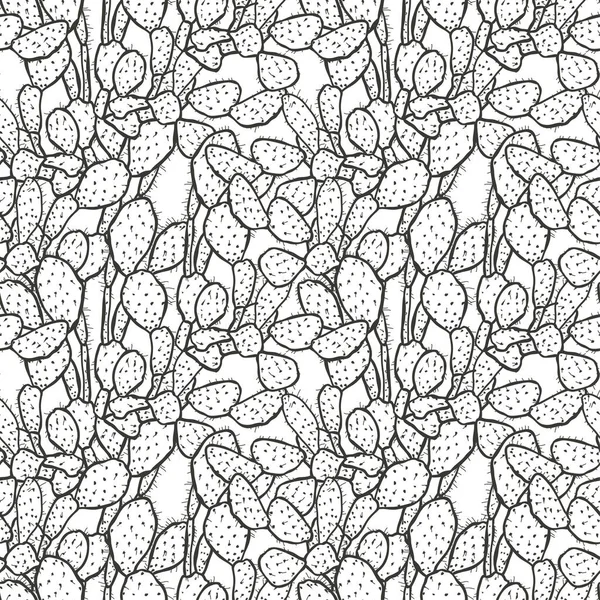Elegantes Nahtloses Muster Mit Sukkulenten Designelementen Blumenmuster Für Einladungen Karten — Stockvektor