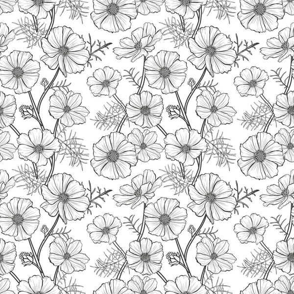 Şakayık çiçekleri ve tasarım elementleri olan zarif, pürüzsüz bir desen. Davetiyeler, kartlar, baskı, hediye paketi, imalat, tekstil, kumaş, duvar kağıtları için çiçek deseni