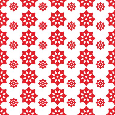 Kar taneleri ve tasarım elementleriyle kışın pürüzsüz desen. Davetiyeler, kartlar, baskı, hediye paketi, imalat, tekstil, kumaş, duvar kağıtları için Noel şablonu. Yeni Yıl teması