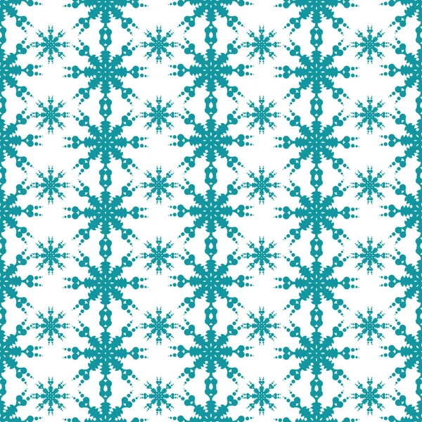Winter Nahtlose Muster Mit Schneeflocken Design Elemente Weihnachtsmuster Für Einladungen — Stockvektor