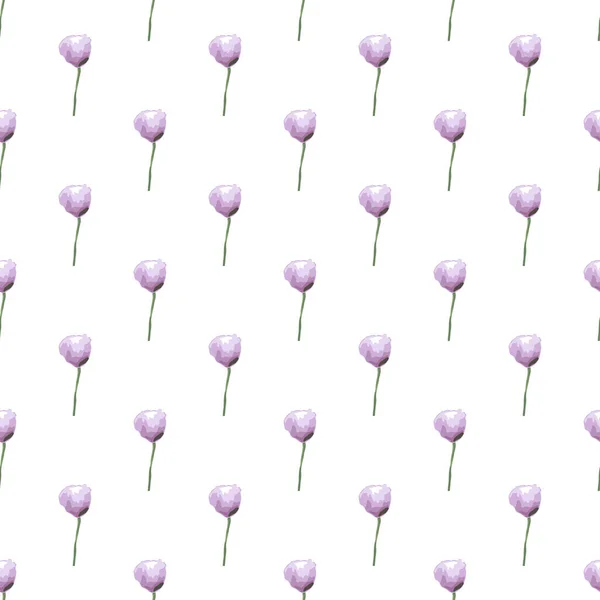 Élégant Motif Sans Couture Avec Des Fleurs Pastel Pansy Éléments — Image vectorielle