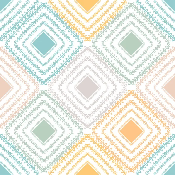 Abstracte Tribale Naadloze Patroon Met Decoraties Design Elementen Pastel Patroon — Stockvector