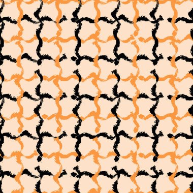 El çizimi dekorasyonları ve tasarım unsurları olan soyut, pürüzsüz desen. Davetiyeler, kartlar, baskı, hediye paketi, imalat, tekstil, kumaş, duvar kağıtları için kabile deseni. 