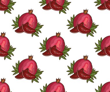 Zarif, pürüzsüz desenli, narlı, tasarım elementli. Davetiyeler için meyve deseni, kartlar, baskı, hediye paketi, imalat, tekstil, kumaş, duvar kağıtları. Yemek, mutfak, vejetaryen teması