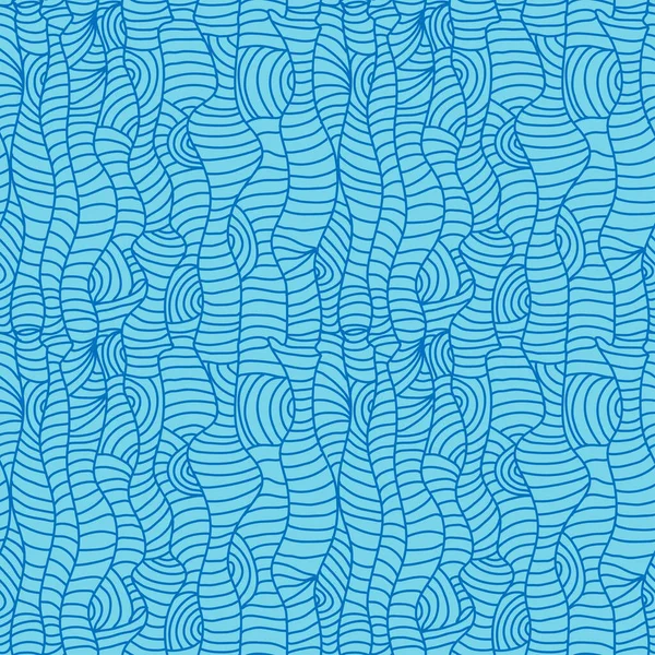 Elegantes Nahtloses Muster Mit Meereswellen Designelementen Marine Muster Für Einladungen — Stockvektor