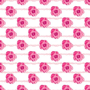 Gül çiçekleri ve tasarım elementleriyle zarif, pürüzsüz bir desen. Davetiyeler, kartlar, baskı, hediye paketi, imalat, tekstil, kumaş, duvar kağıtları için çiçek deseni