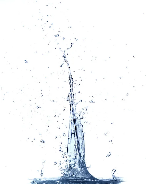 Clear Water Splashing Isolated White Background — Stock Photo, Image
