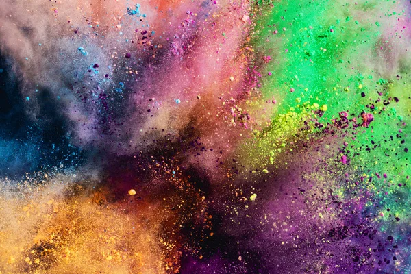 Colorful Holi Powder Explosion Background Holiday Celebration Festival — Stock Photo, Image