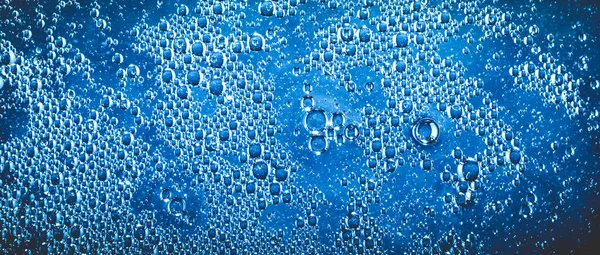 Sparkling Water Bubbles Textured Background — Stock Photo, Image