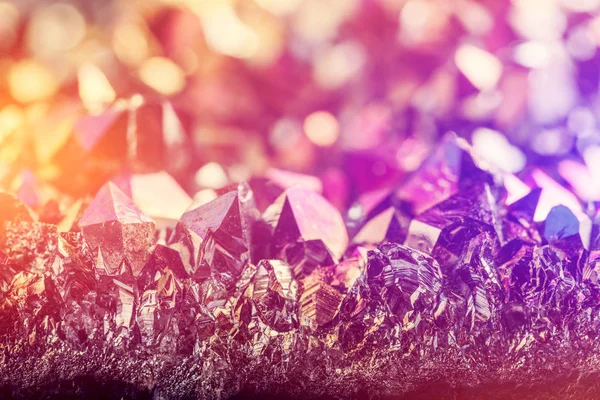 Κοντινή Όψη Του Ουράνιο Τόξο Χαλαζία Αύρα Κρύσταλλο — Φωτογραφία Αρχείου