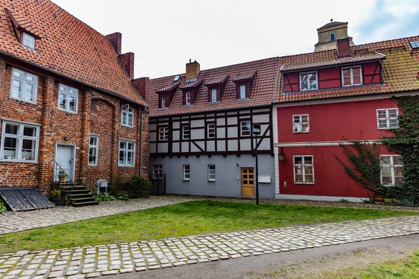 Old Town Architecture Stralsund Germany — Stok Foto