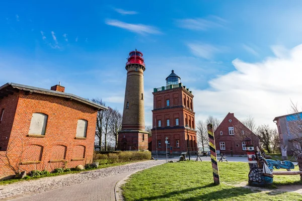 Kap Arkona Deutschland April 2019 Farbenfrohe Ländliche Häuser Kaparkona Nördlichster — Stockfoto