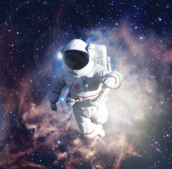 Astronaut Dirigeer Ruimtewandeling Aarde Baan — Stockfoto