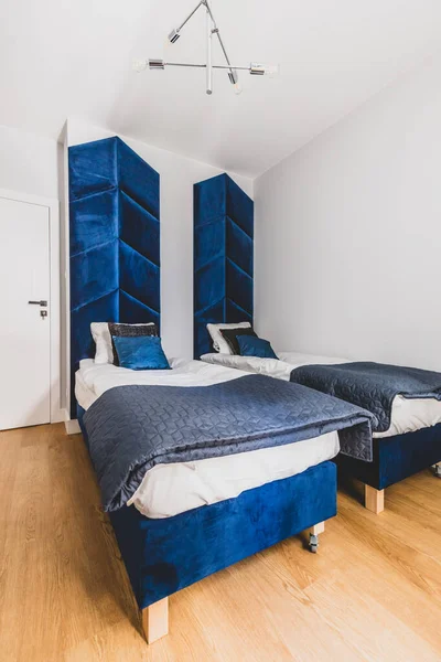 Confortable Deux Chambres Coucher Dans Appartement Louer Design Intérieur — Photo