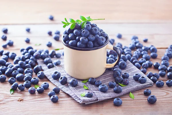 신선한 블루베리 과일과 야채를 — 스톡 사진