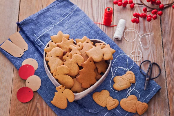 自家製クリスマス Gingerbreads クリスマス タイム — ストック写真