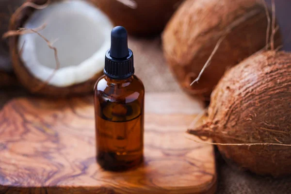 Coconut Oil Coconuts Beauty Treatment — Stock Photo, Image