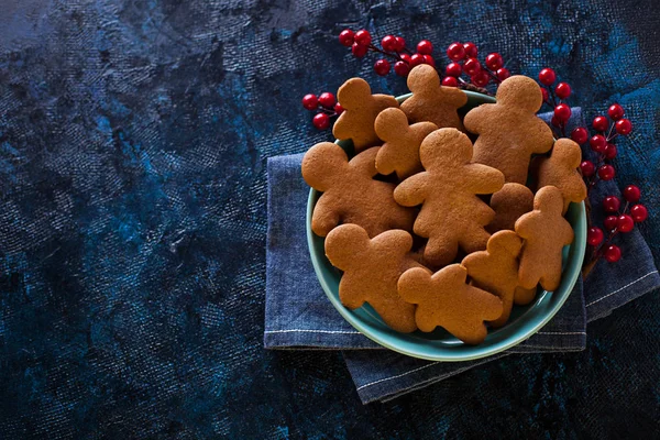 Νόστιμα Σπιτικά Μελόψωμο Cookies Χριστούγεννα — Φωτογραφία Αρχείου