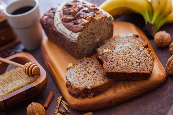 Pão de banana — Fotografia de Stock