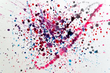 su sıçramalarına ve suluboya boya arka plan damla