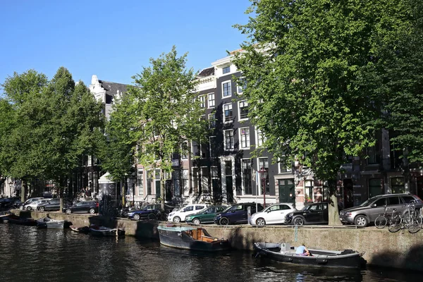 Niederlande Amsterdam Juli 2018 Amsterdam Straßen Und Kanäle — Stockfoto